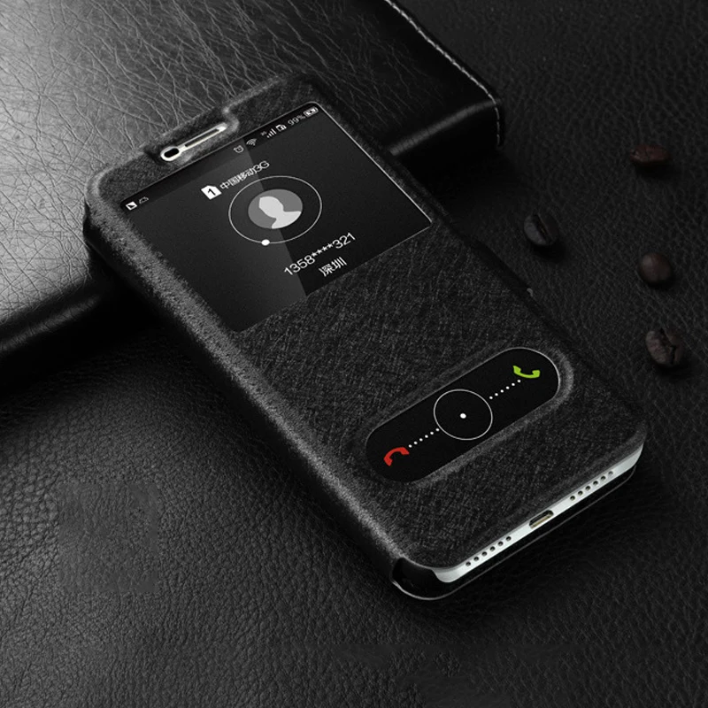 Phone Back Cover For Huawei Nova 3i Pu Leather Flip Case Quick View Window Stand Wallet 3 I | Мобильные телефоны и