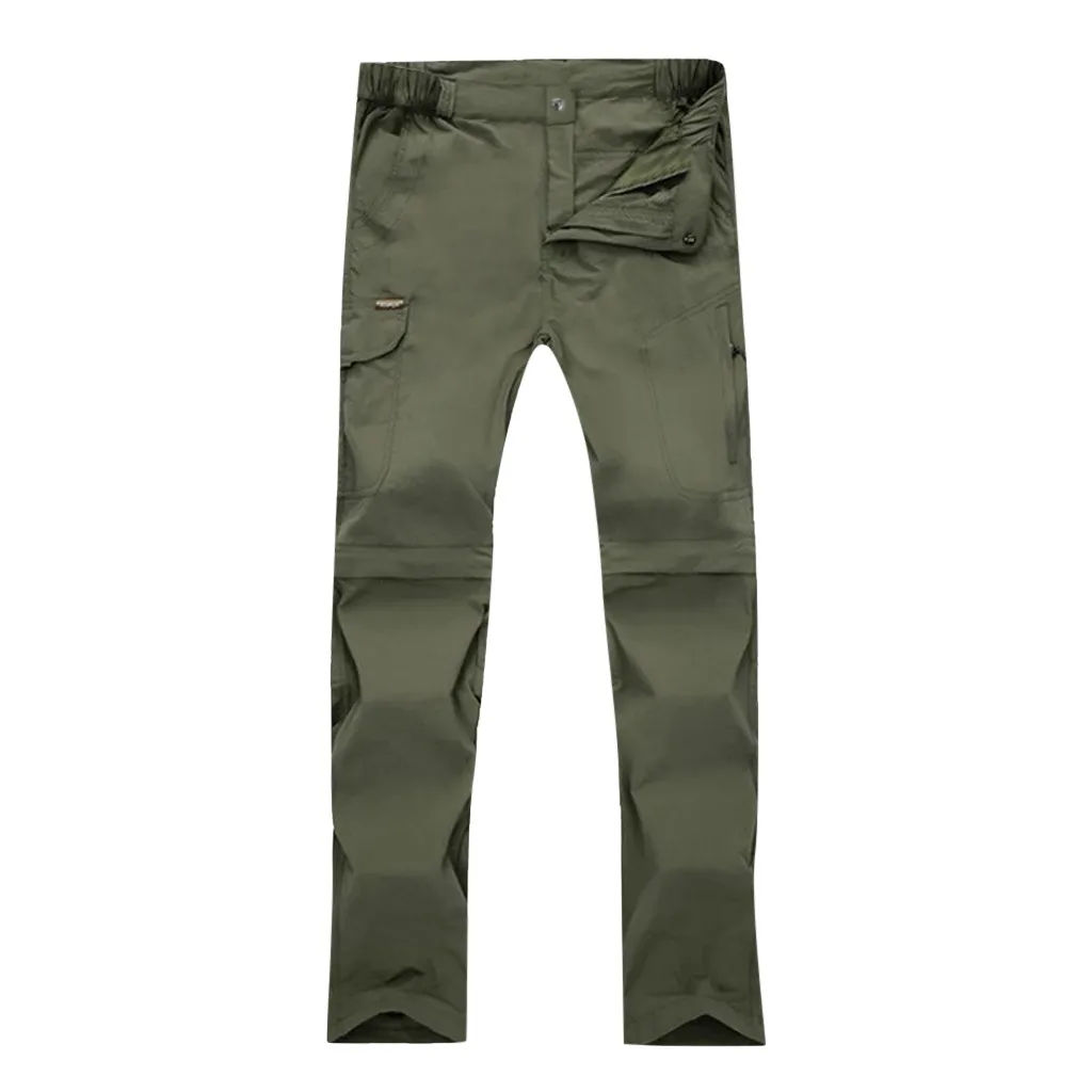 Army Green M-7XL, мужские быстросохнущие походные брюки, водонепроницаемые повседневные брюки, спортивные свободные штаны для улицы, рабочие брюки-карго m827 - Цвет: Army Green