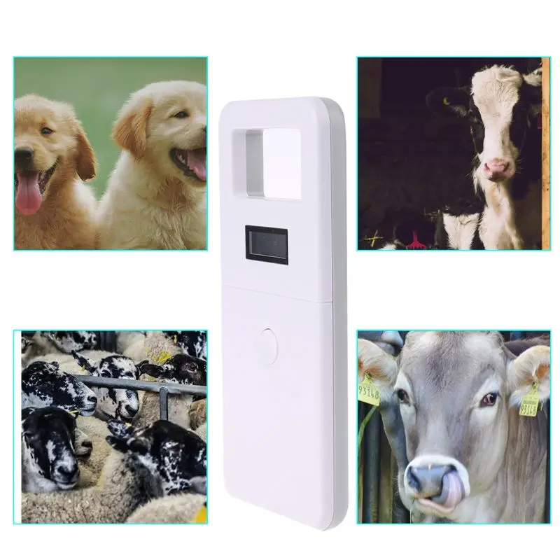 ISO11784/5 FDX-B Animal pet ID chip reader transponder USB RFID handheld microchip scanner for dog cats horse | Безопасность и