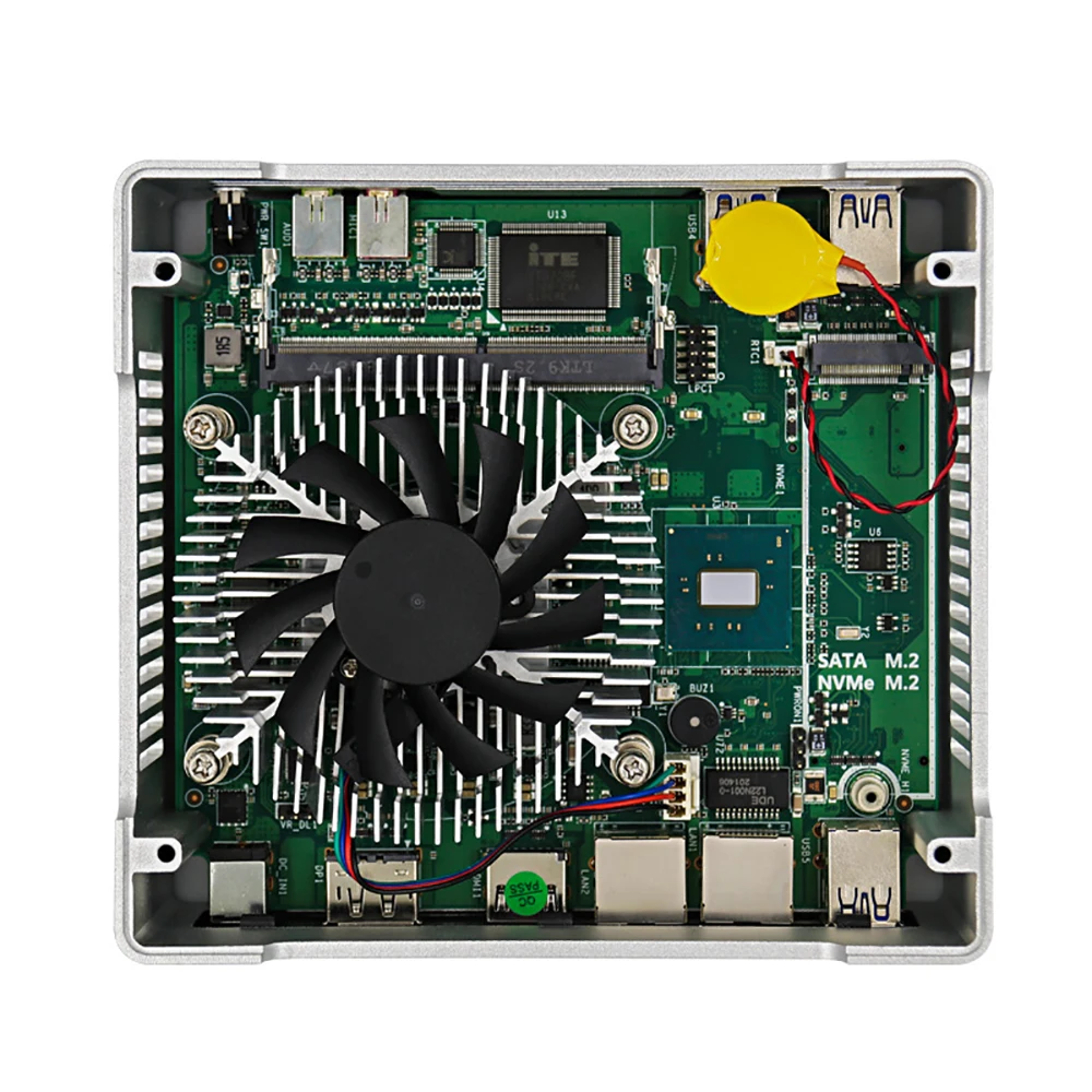 Мини ПК Topton 11 поколения Intel Core i9 10880H i7 1165G7 2 * Lan DDR4 64 Гб M.2 NVME SSD настольный компьютер