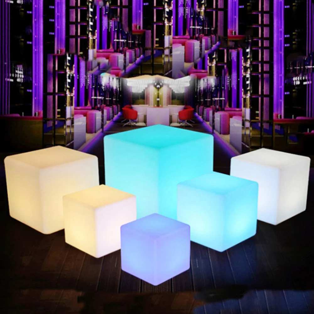 

1 Pc 10CM Cube Light Cube Lamp Waterproof Light (Assorted Color)