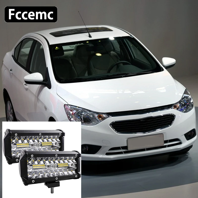 

7" For Chevy Work LED Round Road Reverse Car License Plate Light Flood Driving Portable Spotlight Square Round 12/24V 7INCH 2PCS