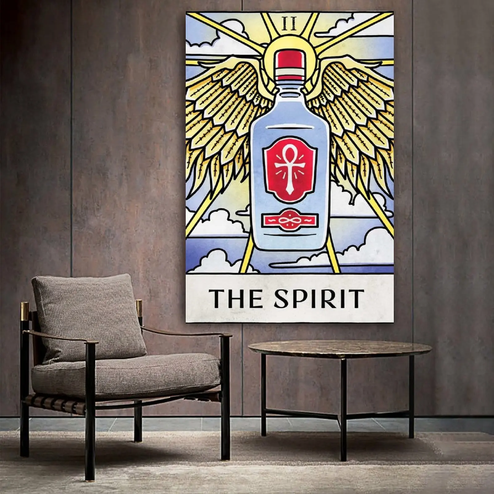 

The Spirit, смертоносный Таро, жизнь, брезент, спортивный ландшафт, офисный декор, подарок