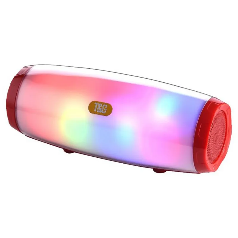 Новый цветной яркий светодиодный портативный Bluetooth 5 0 динамик беспроводной