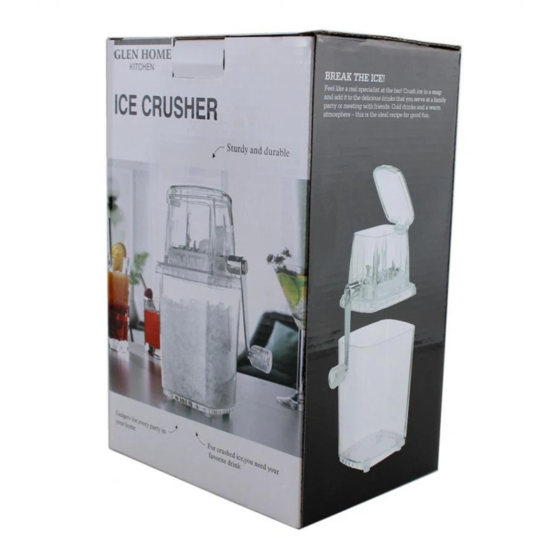 

mini Hand Crank Ice Crusher Portable Manual Ice Shredding Machine Ice cream Maker Summer Kitchen Food Grinding Tool