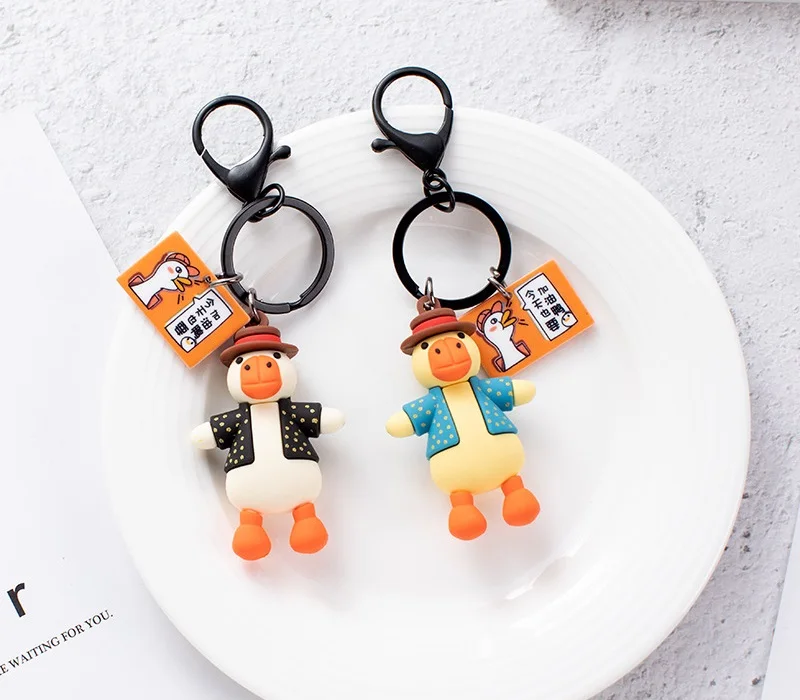 2020 Kawaii Желтая утка плюшевая игрушка подвеска мультяшная Милая Утка Мягкая кукла