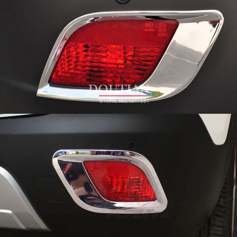 Car-Styling For Vauxhall Opel Mokka 2013 2014 2015 ABS chrome Front / Rear Fog Lights lamp Cover Trim Accessories | Автомобили и