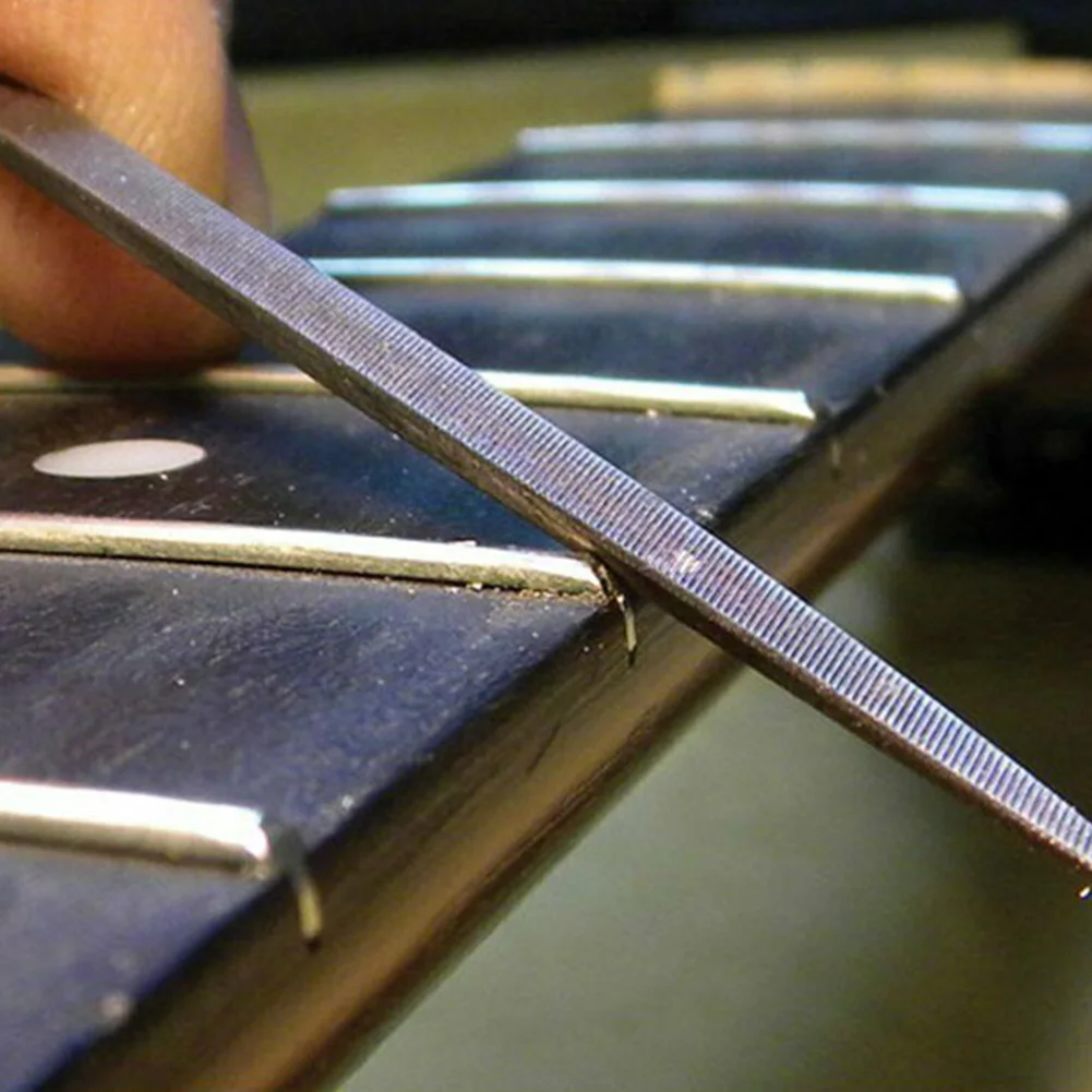 10 groups Guitar Frets Nuts Polished file Rasp Grinding knife Professional Repair burnish Tool For Banjo Ukulele Mandolin | Спорт и