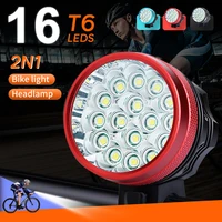 16t6 led bicycle light front set headlight waterproof lantern for bike flashlight handlebar headlamp rechargeable mtb cycling