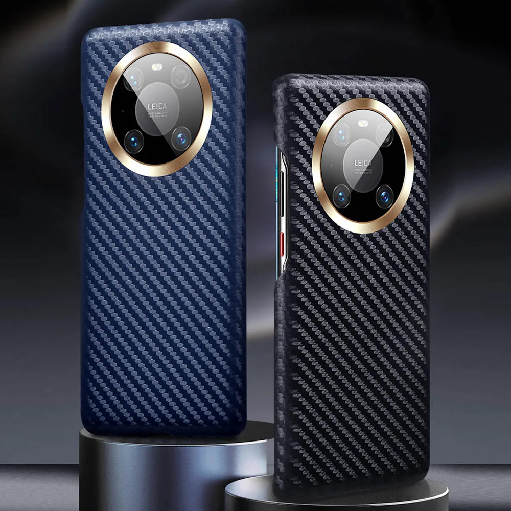 

Чехол для Huawei Mate 40 Pro, роскошный кожаный чехол из углеродного волокна для телефона Mate 30 40 Pro Plus, чехол для P40 Pro Plus, задняя крышка