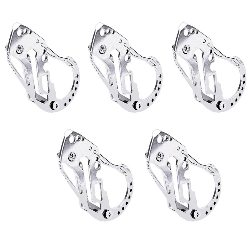 Мультиинструмент карабин из нержавеющей стали мультиинструмент брелок EDC для