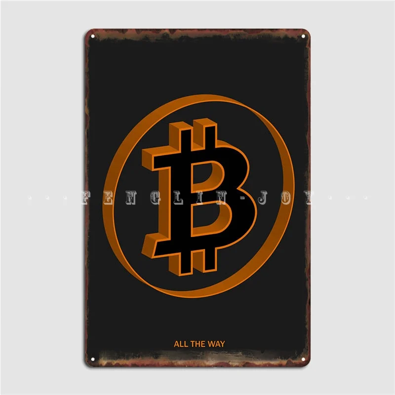 

Биткоин криптовалюта металлический знак роспись кино гостиная кинотеатр Забавный жестяной знак плакат