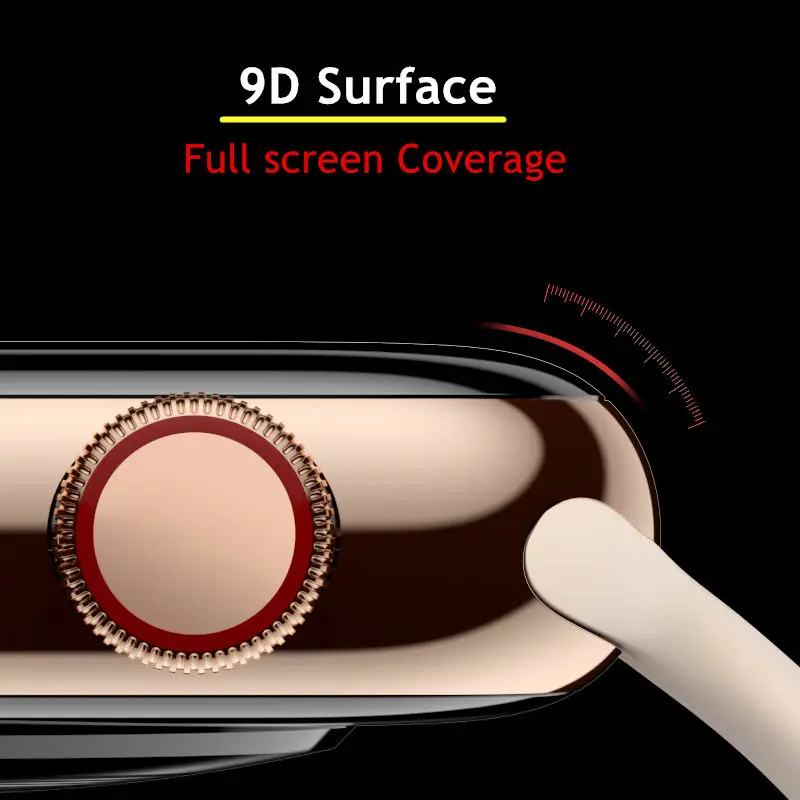 Защитная пленка для Apple Watch 5 4 44 мм 40 IWatch Series 3 2 1 42 38 9D HD мягкая аксессуары не стекло |