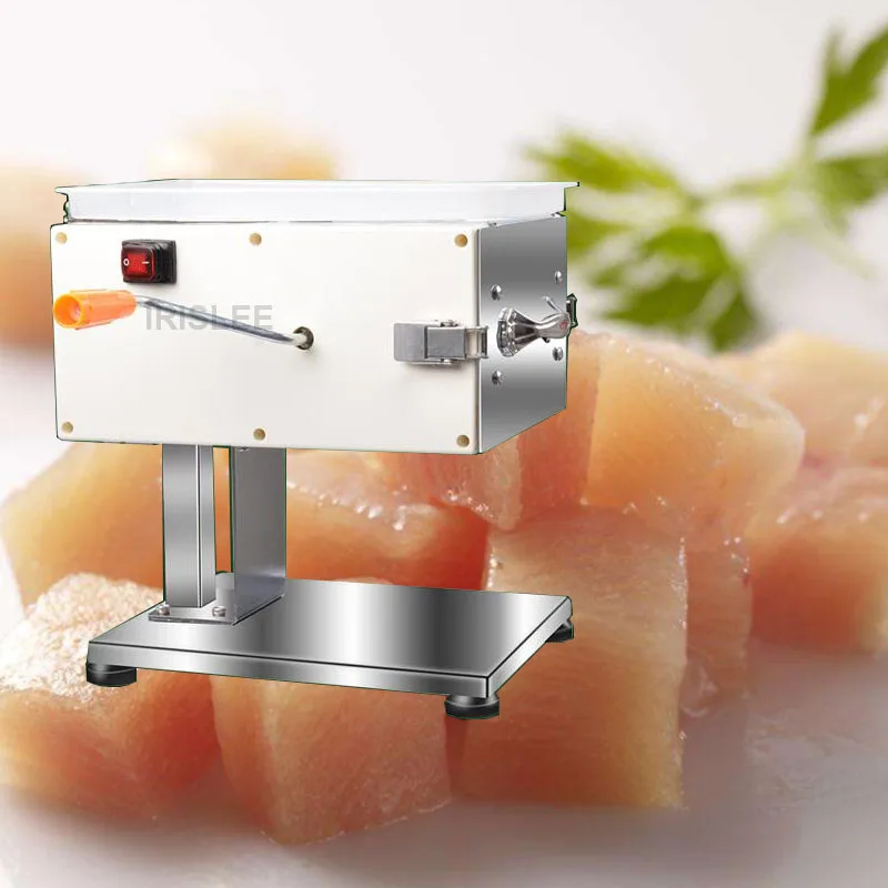 

Stainless steel electric Meat slicer commercial multi-function meat slicing machine dicing meat cutter 220v 550w 1pc