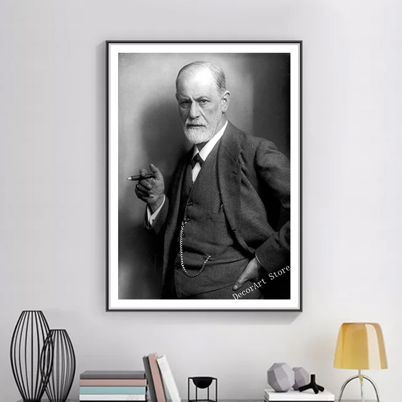 Психология Фрид Холст Картина винтажная Настенная картина Фотообои наклейки