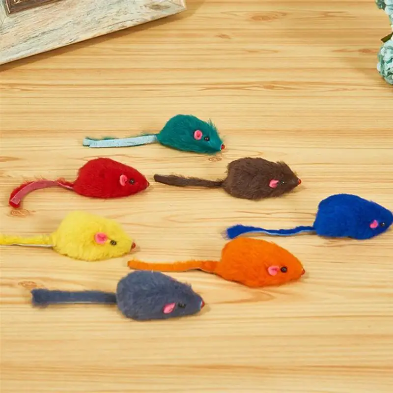 10 шт. ложные мыши игрушки маленькая мышка в форме кота игрушка Интерактивная мини