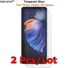 2 шт.лот для Tecno Camon 18 18T 18i P 18P Premier, закаленное стекло, защита экрана, Взрывозащищенная защитная пленка