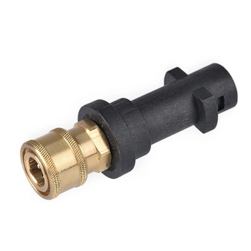

Pressure Washer Adapter 1/4 inch Quick Connector Nozzle Wearproof Copper Joint Car Washer Machine Accessories T21E