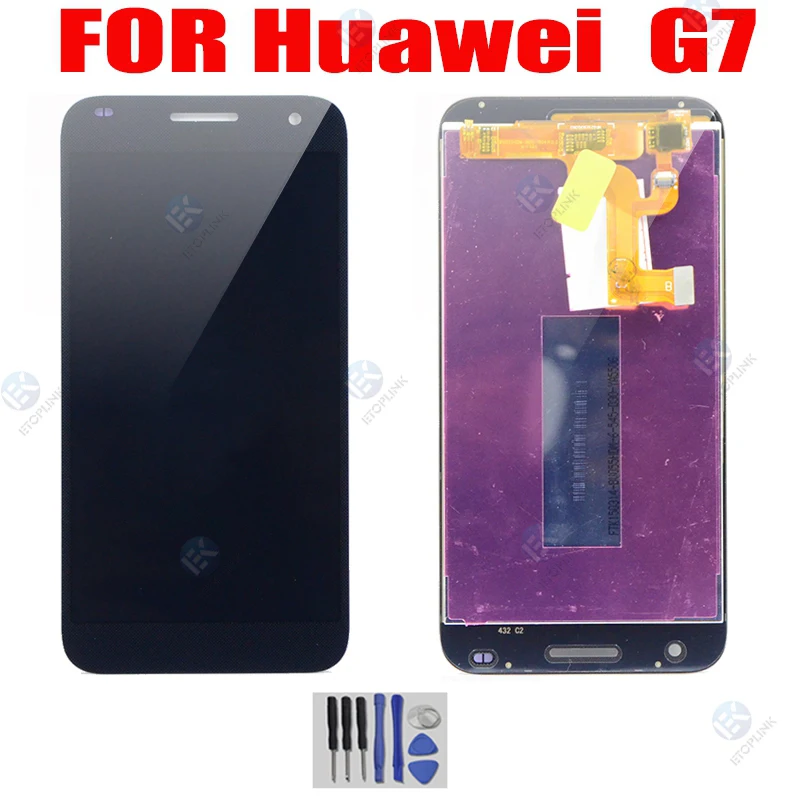 5 &quotполный дисплей для HUAWEI Ascend G7 LCD сенсорный экран I01 I03 l0 с рамкой панель LCD|Экраны