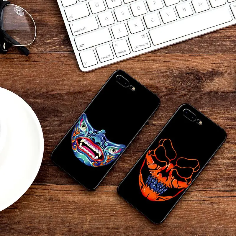 Череп граффити для Samsung Note 8 9 M10 M20 M30 S7 Edge S8 S9 S10 PLUS TPU мягкий чехол