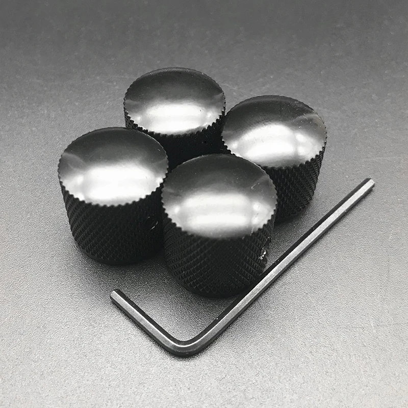 2 шт. Металлический Купол Тон Ручка управления громкостью для бас гитара с гекса