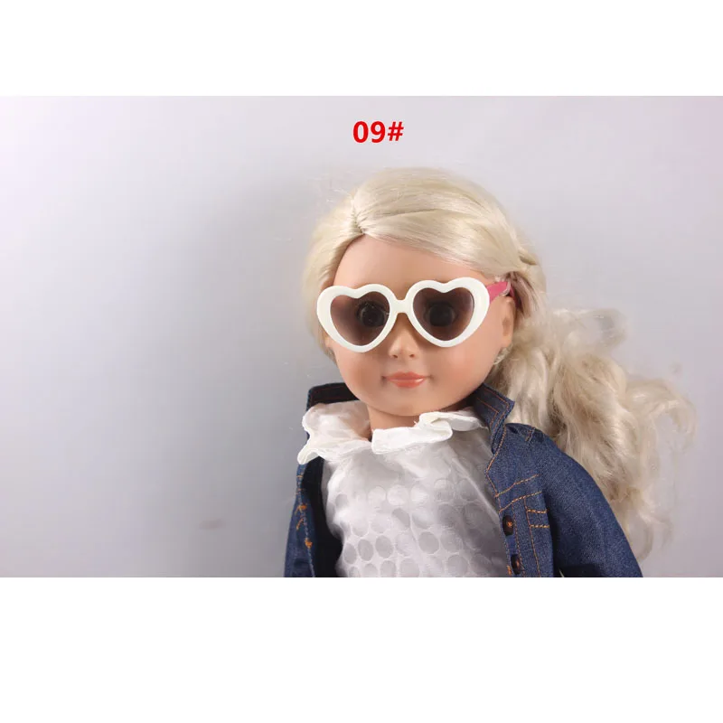 2 цвета, очки для кукол, 41 см, Nenuco, кукла Nenuco y su Hermanita, аксессуары для кукол 16 дюймов, 17 дюймов, 18 дюймов - Цвет: style 010