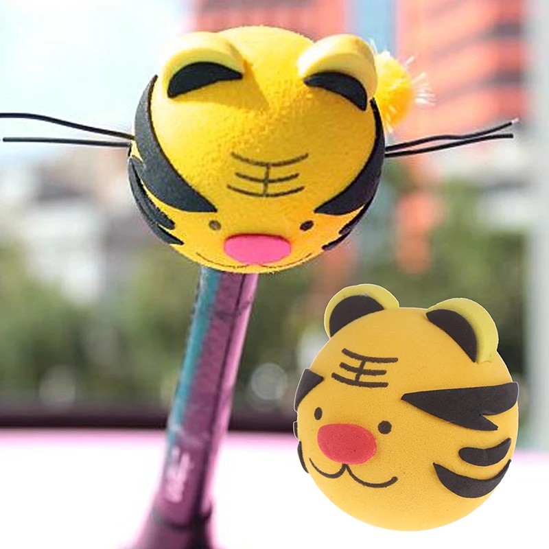

1Pc Cute tiger car suv truck antenna pen topper aerial EVA ball decor toy gift
