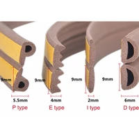 510m p type home hardware anti collision foam draught excluder soundproof self adhesive window door seal strip