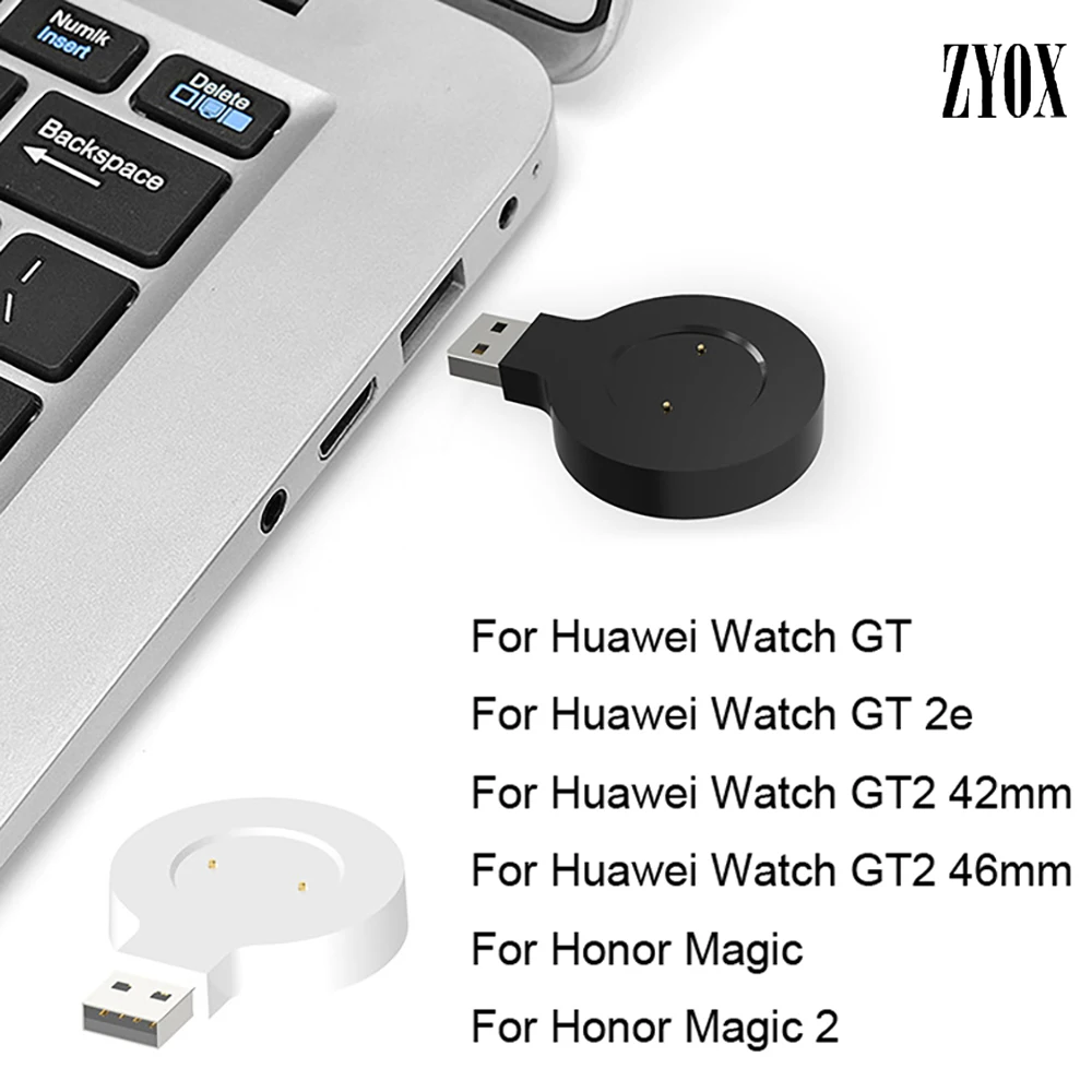 

USB Smartwatch Charging Dock Wireless Portable Fast Charger For Huawei Watch GT GT2e GT2 42mm 46mm Honor Magic 1/2 Dream Series
