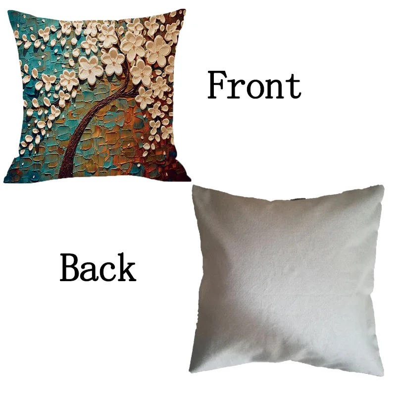 Европейская живопись 45*45 см наволочка декоративная картина маслом дерево