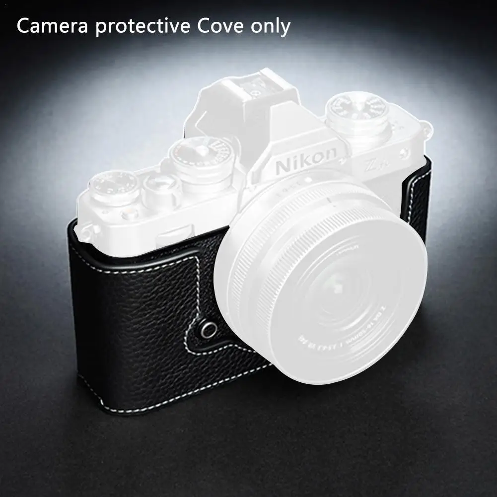 

Real Cowhide Camera Case for Nikon ZFC Genuine Leather Camera Bag Half Body Handmade Cover for Nikon ZFC
