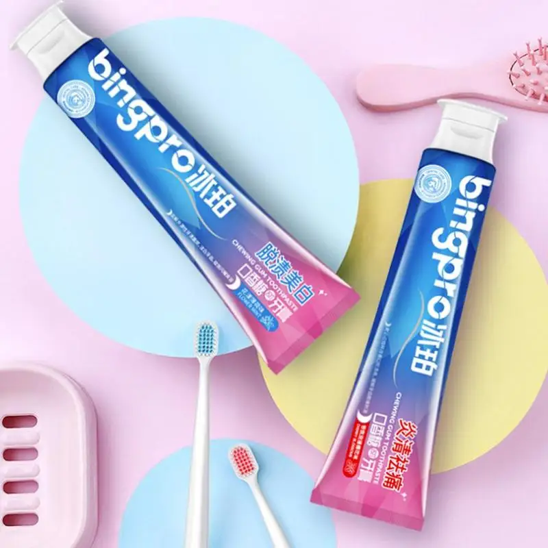 Жевательная зубная паста для десен 100 г/180 г свежая Цветочная ароматическая