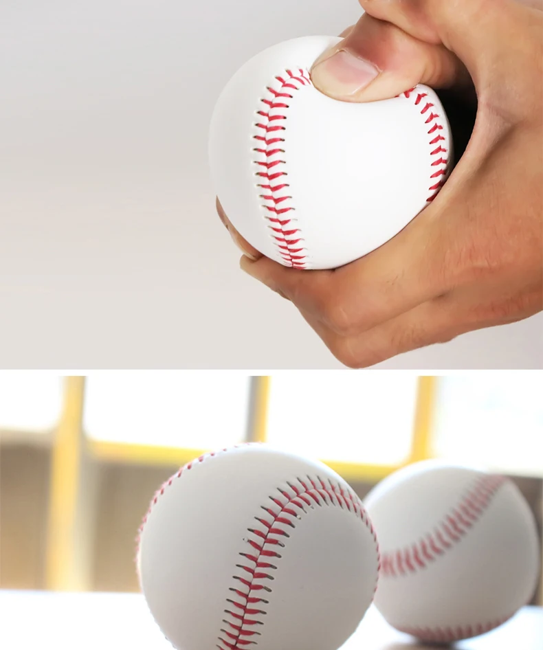 

1 Piece 7cm New White Base Ball Baseball Practice Trainning Softball Sport Team Game .