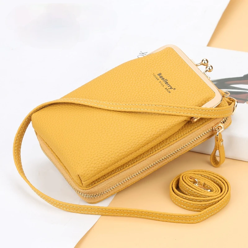 Мобильный телефон с металлической открытие Сумки через плечо для женщин мини