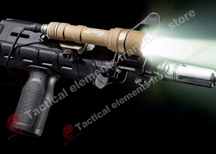 Ночной эволюционный тактический флэш-светильник Airsoftsports M600U Scout светильник Softair тактический светодиодный охотничий фонарь оружейный светильник NE04025