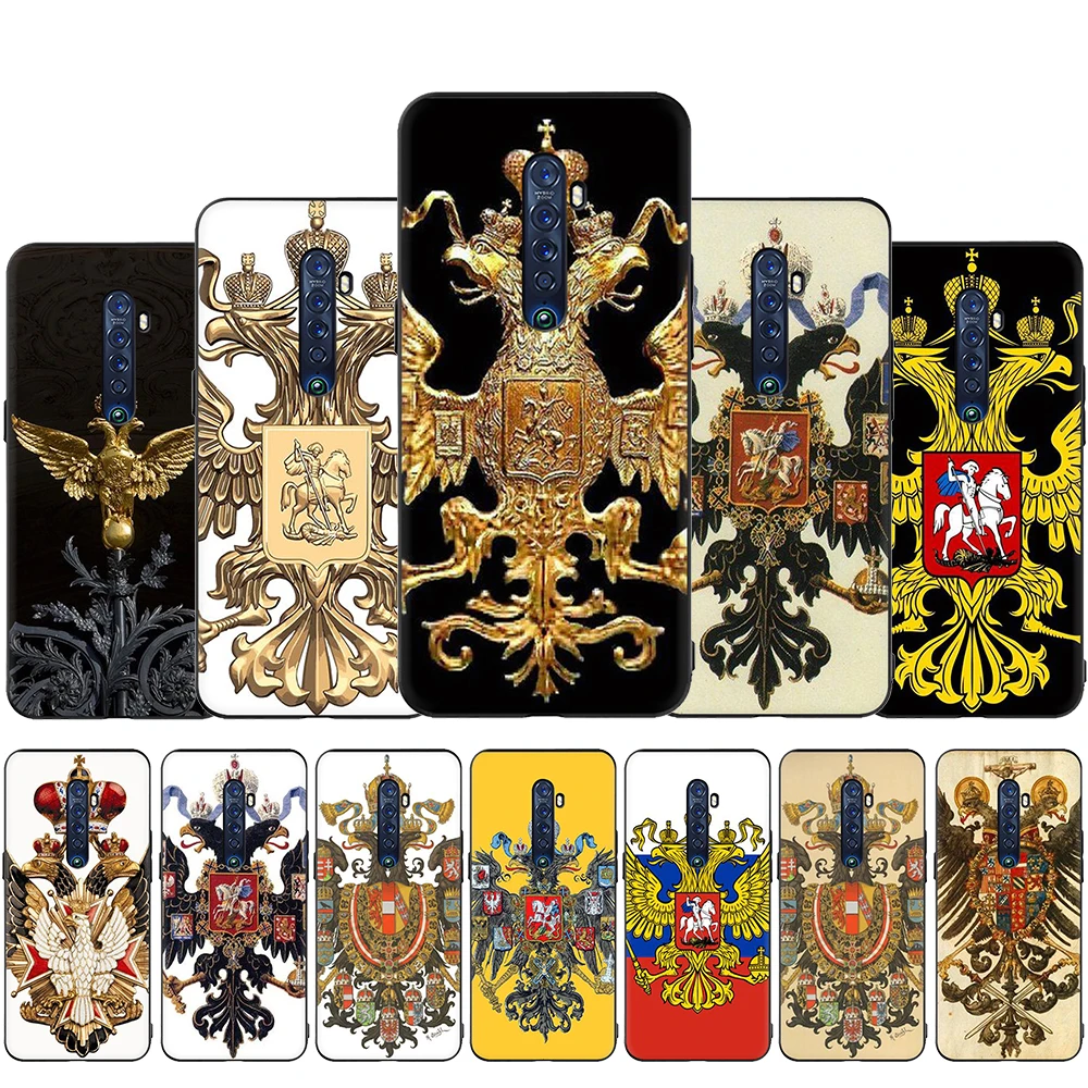Российский герб двуглавый Орлиный чехол для телефона OPPO K5 A5 A9 Reno Z 2 10X Ace 2Z 2F Realme 3 5