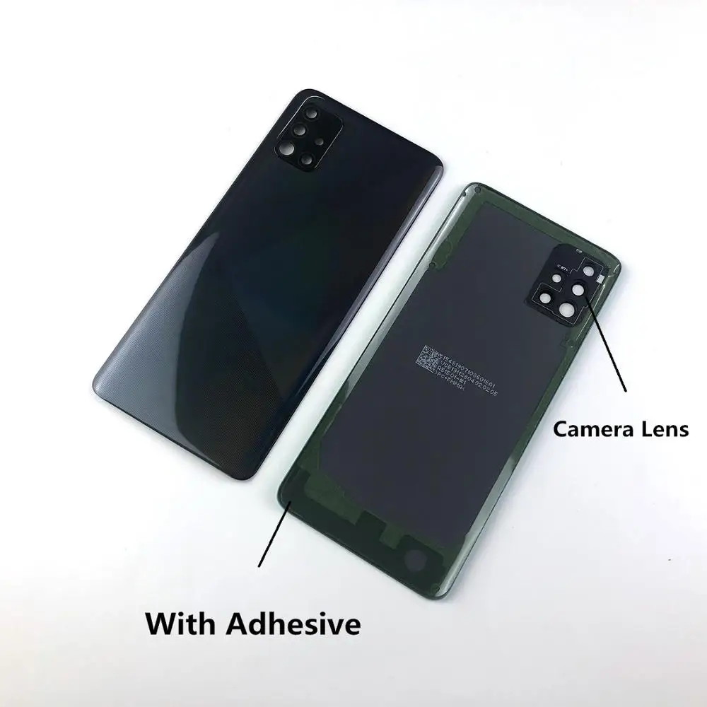Задняя крышка для SAMSUNG Galaxy A71 2020 A715 A715F/A51 A515 A515F A515FN с логотипом|Корпусы и рамки