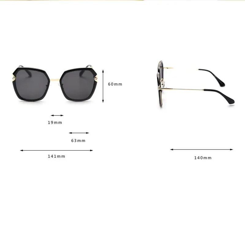 2020 новые модные женские поляризационные солнцезащитные очки Украшенные