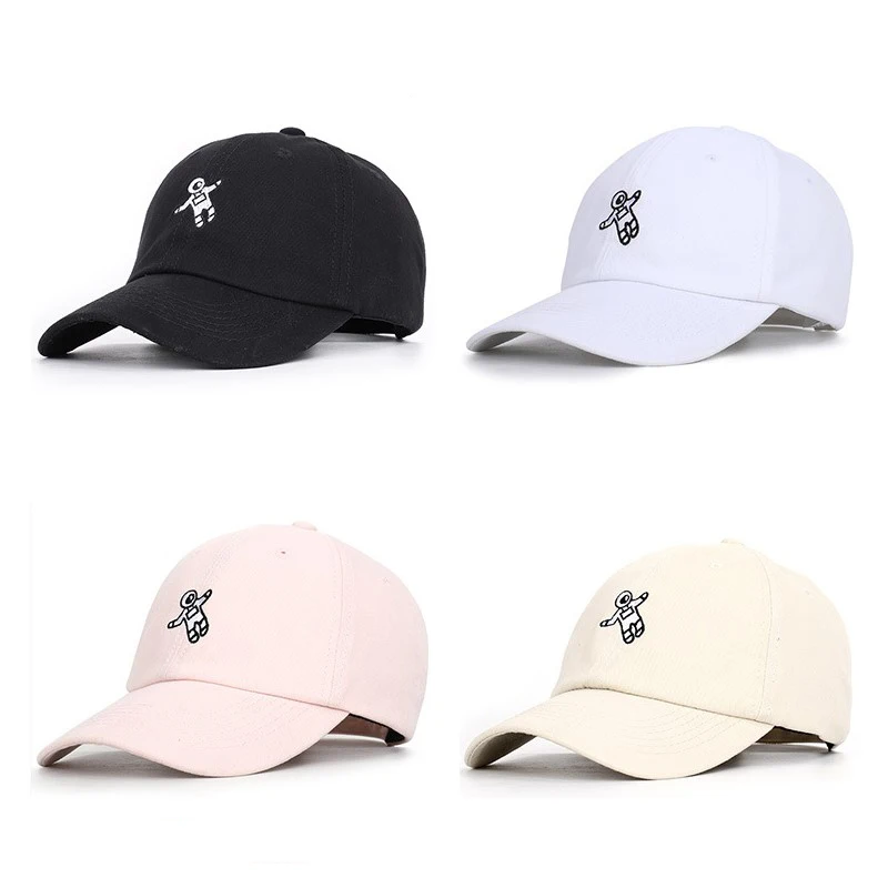 

Spaceman Baseball Cap unisex embroidery Astronauts hat Fashion Dad caps Adjustable Cotton Snapback Hats 4 colors available