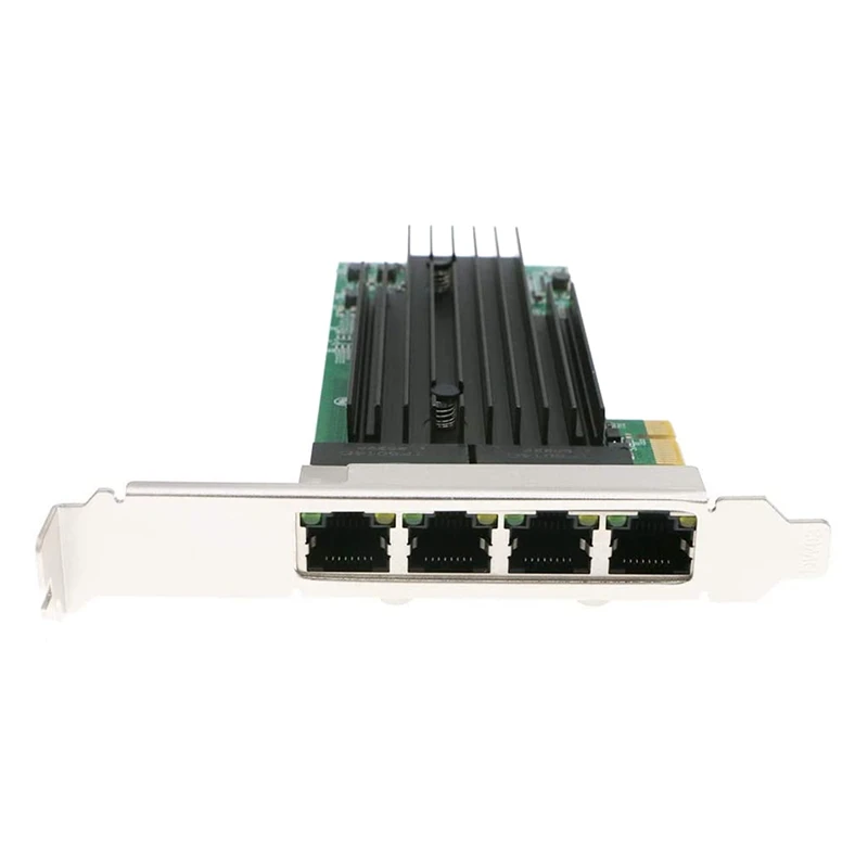 gigabit ethernet pci e network cardquad rj45 copper ports 101001000mbps pci express server converged network adapter free global shipping