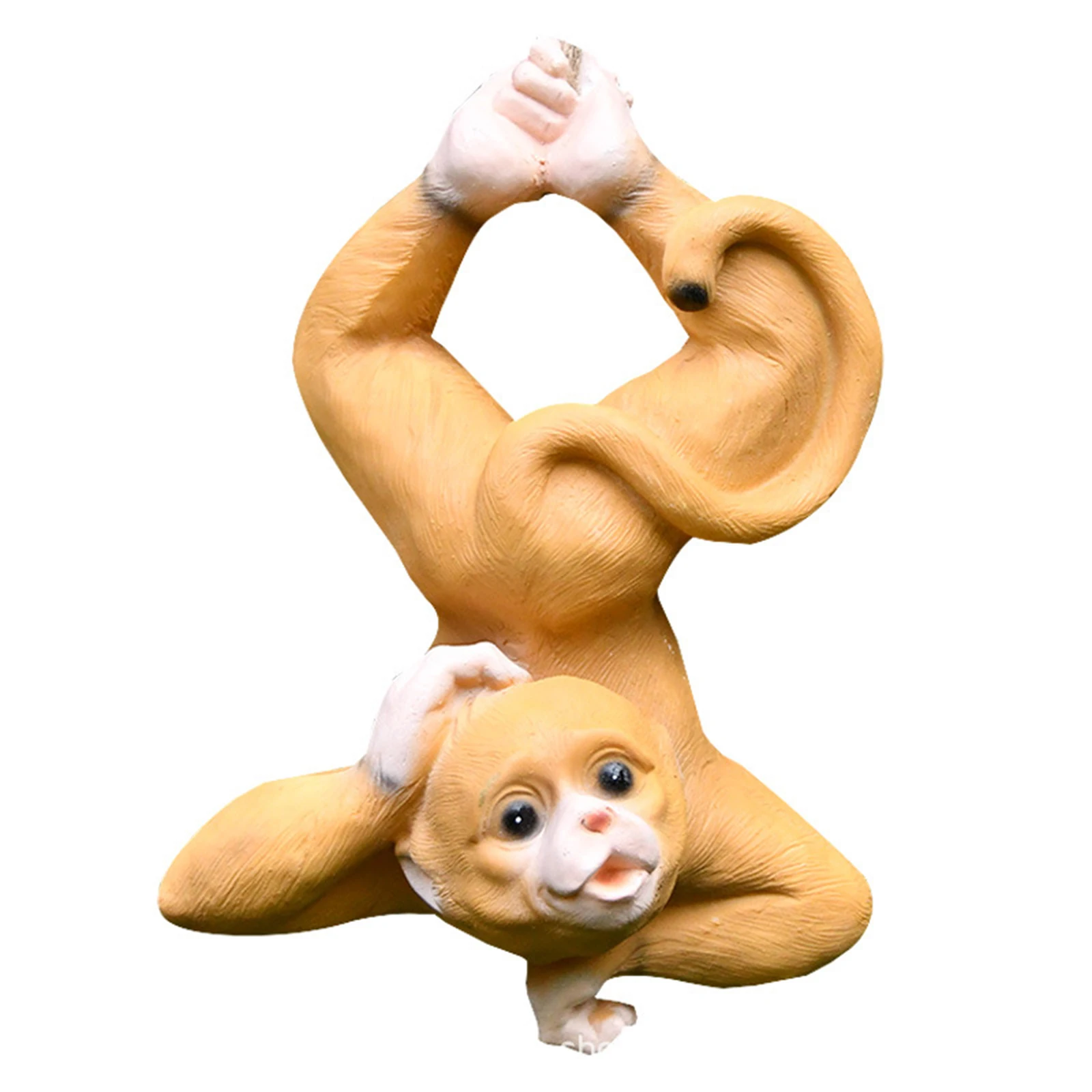 

Newly Simulation Animal Statue Ornament Resin Hanging Monkey Gardent Tree Pendant for Outdoor Home Shelf