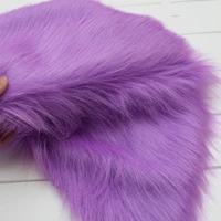 9cm length lavender plush cloth fur fabric for dance counter decoration display counter background cloth fur fabric by meter