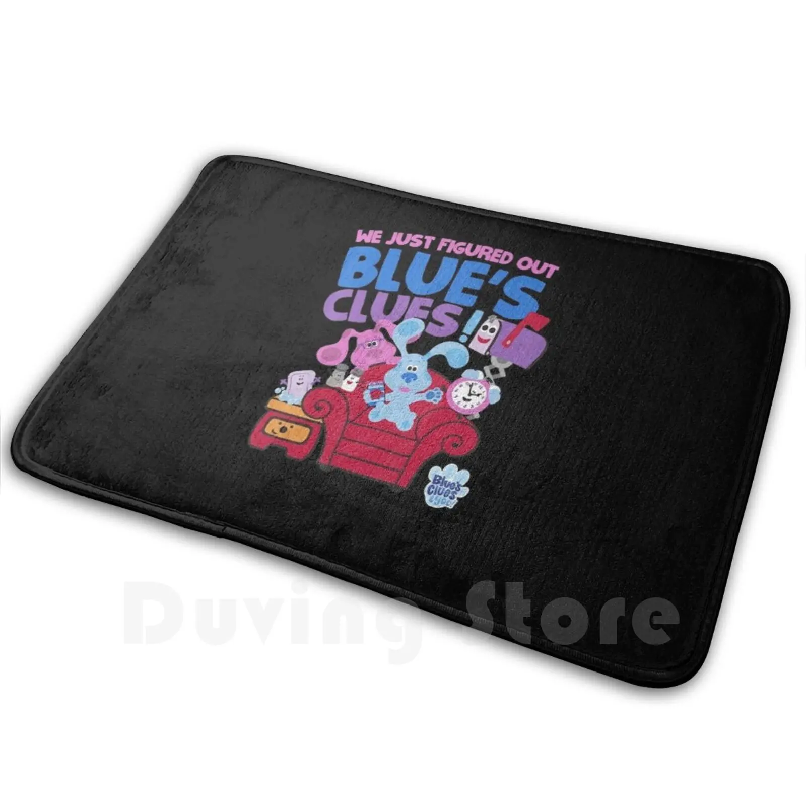 

Blue's Clues & You Group Shot Just Figured Out Blue's Clues Carpet Mat Rug Cushion Soft Non - Slip Officially