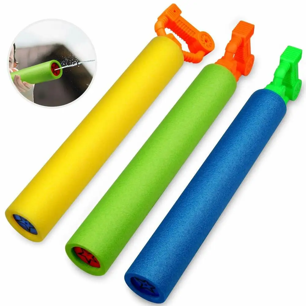 

3pcs Kids Foam Water Guns Toys Summer Fun Pool Water Sprayer Kid Adults Swimming Super Light Water Pistols Pool Water Sports Toy