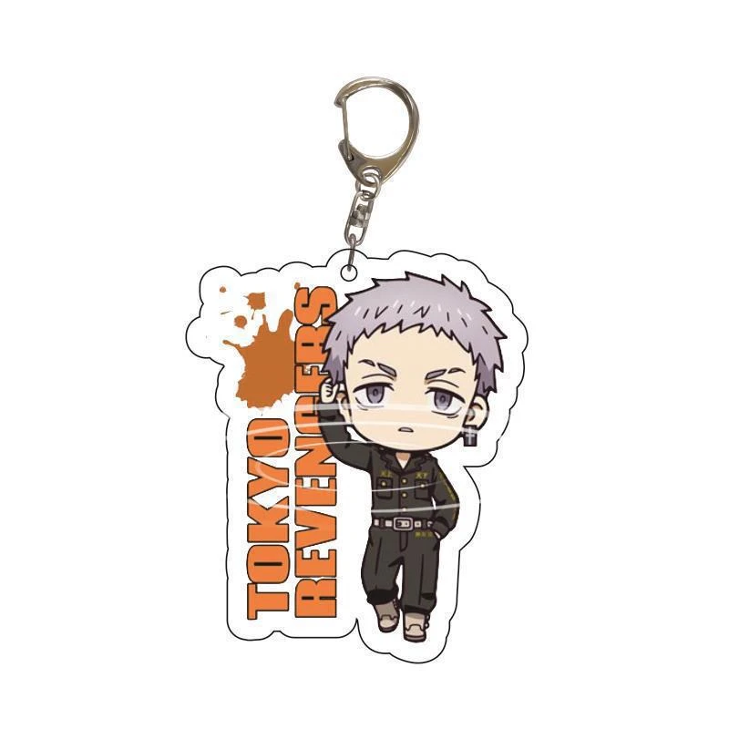 

Anime Tokyo Revengers Keychain Sano Manjiro Ryuguji Ken Cosplay Acrylic Double Sided Key Chains Keyring Pendant Accessories