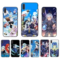 comic tensei shitara slime datta ken phone case for iphone 6s 6 7 8 plus xs x xr se 2020 11 pro max 12 mini shell 5s hard cover