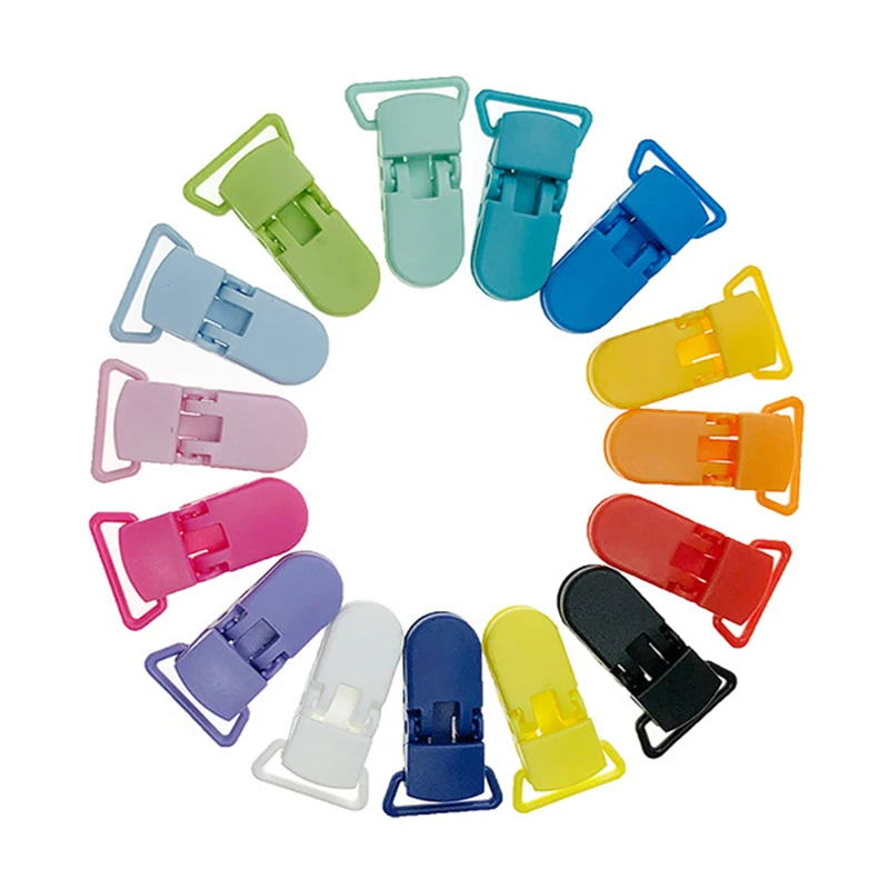 Chupete de beb&eacute; con cierre de pl&aacute;stico, herramienta auxiliar de alimentaci&oacute;n, color 18/20mm, lote de 10 unidades-0