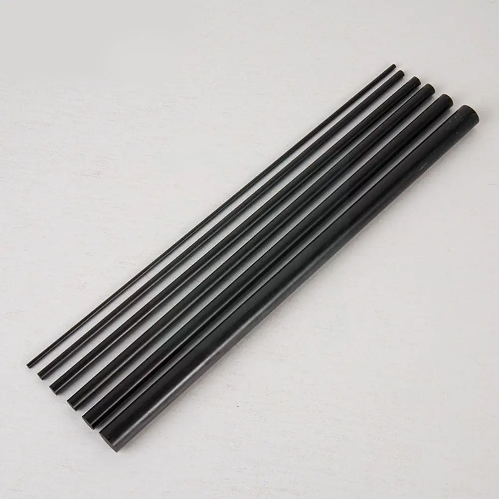 

Carbon Fiber Rods Diameter 4mm 5/6/ 7 /8 Length 200mm Tool Carbono Rivets De Fibra Tube handle making Fiber Rod L5O5