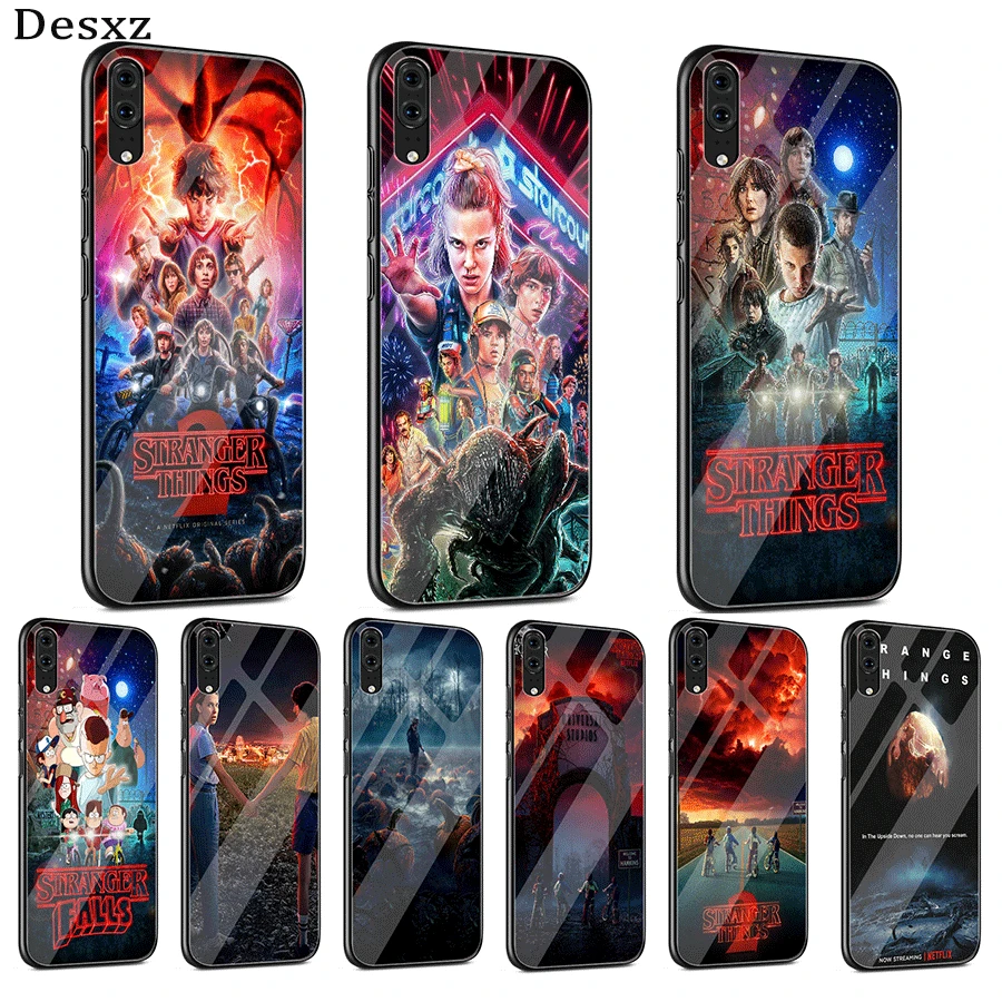 ТПУ стеклянный чехол для телефона huawei mate Honor 8X9 10 7A 20 P30 P20 P10 Lite Pro P Smart Cover странные