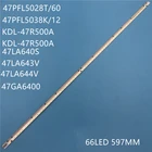 Светодиодная лента для подсветки для LG 47LA643V 47LA640S 47LA644V 47GA6400 SONY KDL-47R500A 6922L-0043A 0065A 47 V13 Edge 6920-0001C 47LA643